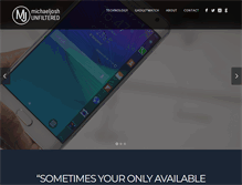 Tablet Screenshot of michaeljosh.com